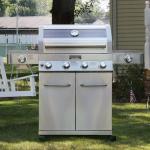 Monument Grills Propane Grill with Cover Bundle