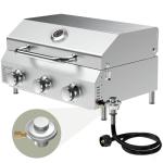 Bestfire 3-Burner Portable Gas Grill for Camping