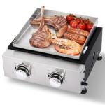 Portable Tabletop Gas Griddle for Camping & Tailgating