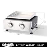 Portable Tabletop Gas Griddle for Camping & Tailgating