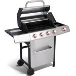 4 Burner Propane Gas Grill with Smoker & Griddle