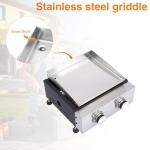 Portable Tabletop Gas Griddle for Camping & Tailgating