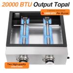 Portable Tabletop Gas Griddle for Camping & Tailgating