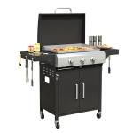 DIFY 3-Burner Outdoor Propane Gas Griddle Grill