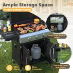 DIFY 3-Burner Outdoor Propane Gas Griddle Grill