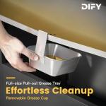 DIFY 3-Burner Outdoor Propane Gas Griddle Grill
