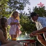 Ultra Portable Tabletop Propane Cooker in Red