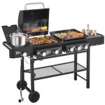 Lyromix 5-Burner Gas Grill and Griddle Combo