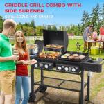 Lyromix 5-Burner Gas Grill and Griddle Combo