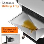 4-Burner Gas Grill with Infrared Side Burner