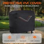 3-Burner Gas Grill with Stainless Steel Griddle