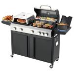 MELLCOM 3-in-1 Gas Grill and Pizza Oven Combo