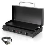 ADREAK 4 Burner Portable Stainless Steel Gas Griddle