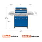 Monument Grills 4 Burner Propane Gas Grill
