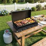 ADREAK 4 Burner Portable Stainless Steel Gas Griddle