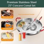 23" Propane Grill Burner with Comal Set