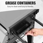 Propane Grill with Cover and Foldable Side Table