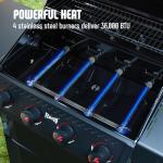 Feasto 4-Burner Outdoor Gas BBQ Grill