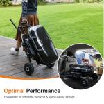 Portable Propane Gas Grill with Folding Cart