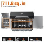 SKOK 5+1 Burners Infrared Gas Grill