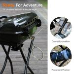 Portable Propane Gas Grill with Folding Cart