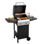 ROVSUN 2-Burner Propane Grill with Folding Shelves
