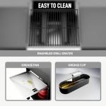 ROVSUN 2-Burner Propane Grill with Folding Shelves