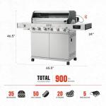 Monument Grills Denali 605Pro 6-Burner Gas Grill