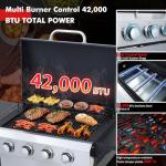 CIG Garden 4-Burner Propane Gas Grill