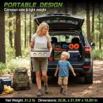 IdeaMaxx Portable 3-Burner Flat Top Grill