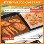 CIG Garden 4-Burner Gas Grill and Griddle Combo