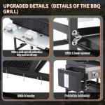 CIG Garden 4-Burner Gas Grill and Griddle Combo