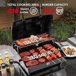Feasto 2 Burner Propane Gas Grill with Warming Rack