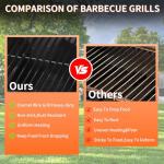 CIG Garden 3-Burner Propane Gas Grill Combo