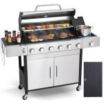 ideamaxx 6-Burner Propane Grill with Side Burner