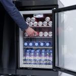 Outdoor Kitchen Island with Grill, Sink & Fridge