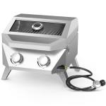 BESTFIRE Portable Gas Grill with Viewing Lid