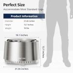 EAST OAK 29" Smokeless Stainless Steel Fire Pit