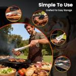 Heavy Duty BBQ Grill Tool Set for Dad