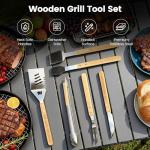 Heavy Duty BBQ Grill Tool Set for Dad