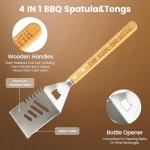 Heavy Duty BBQ Grill Tool Set for Dad