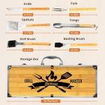 Heavy Duty BBQ Grill Tool Set for Dad