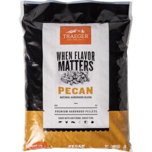 Traeger Pecan 100% Natural Wood Pellets, 18 lb