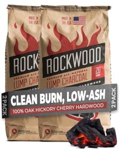 Rockwood Natural Lump Charcoal – Premium Hardwood Blend