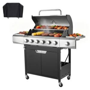 Endark 68,500 BTU 6-Burner Gas Grill