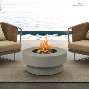 33-Inch Round Propane Fire Pit Table