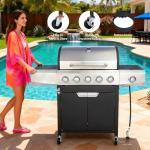 58,500 BTU 5-Burner Stainless Steel Propane Grill