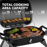 Royal Gourmet Portable Tabletop Gas Grill, 12,000 BTU