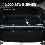 Royal Gourmet Portable Tabletop Gas Grill, 12,000 BTU