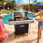 58,500 BTU 5-Burner Stainless Steel Propane Grill